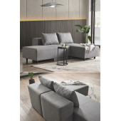 KAGU CORNER POLY-M KÖŞE TAKIMI-KANEPE-YATAK-DİNLENME 4 FARKLI MODEL TEK MODÜL-Gri - 1