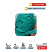 XPERMATE Pofuduk Şezlong Minderi Çantalı 60x180x12Cm Su İtici,Katlanır,UV Güneş Dayanımı, Fermuar, Turkuaz thumbnail 4