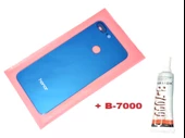Tkgz Honor 9 Lite Arka Pil Batarya Kapağı (CAM+B-7000) MAVİ thumbnail 1