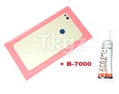 Tkgz Huawei Uyumlu P9 Lite 2017 Arka Pil Batarya Kapağı (CAM+B-7000) GOLD - 1