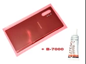 Samsung Galaxy NOTE 10 PLUS Arka Pil Batarya Kapağı (CAM+B-7000) KIRMIZI thumbnail 1