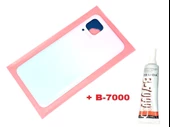 Tkgz Huawei Uyumlu P40 Lite Arka Pil batarya Kapağı (B-7000) BEYAZ - 1
