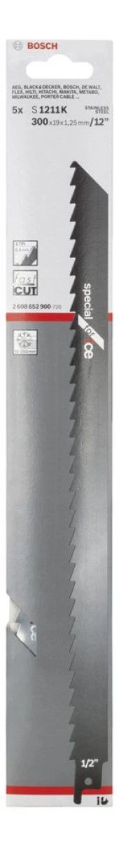 Bosch - Special Serisi Donmuş Malzemeler için Panter Testere Bıçağı S 1211 K - 5'li - 2