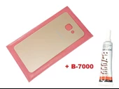 Samsung Galaxy A7 2016 (A710) Arka Pil Batarya Kapağı (CAM+B-7000) GOLD - 1