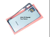 Samsung Galaxy M32 FULL ORJ KASA Arka Pil Batarya Kapağı (TAMİR SETİ) MAVİ thumbnail 2