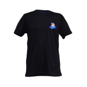FFM İSTANBUL SİYAH BASIC KÖPEK BASKILI TSHIRT - 1