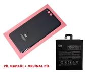 Xiaomi Mi NOTE 3 Arka Kapak Batarya Pil Kapağı + PİL (CAM) SİYAH - 1