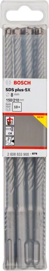Bosch - SDS-Plus-5X Serisi Kırıcı Delici Matkap Ucu 8*210 mm 10'lu - 2
