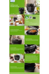 Philips Yeni Nesil Elektrikli Akıllı Düdüklü Tencere, 5l Kapasite, Hd2151 thumbnail 5