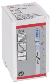 Bosch - Ekonomik Seri Metal İçin T 118 A Dekupaj Testeresi Bıçağı - 100'Lü Paket - 2