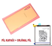 Samsung Galaxy A70 A 705 Arka Pil Batarya Kapağı + PİL TURUNCU thumbnail 1