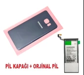 Samsung Galaxy NOTE 5 Arka Pil Batarya Kapağı + PİL (CAM) LACİVER thumbnail 1