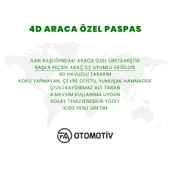 Fiat Doblo Panelvan 4D Havuzlu Paspas (Ön 2 Parça) 2015 - 2023 Model - 4