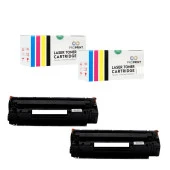 TKPrint 2 ADET CE278A HP LaserJet P1560 P1566 Muadil Toner - 1