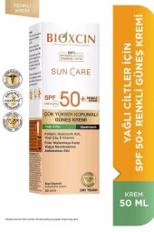 Bioxcin Sun Care SPF50+ Yağlı Ciltler Çok Yüksek Korumalı Renkli Güneş Kremi 50 ml - 2