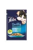 Felix Çifte Lezzet Somon Sardalya Konserve Kedi Maması 85 gr X 26 Adet - 2