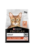 Proplan Adult Somonlu Yetişkin Kedi Maması 3 Kg - 3