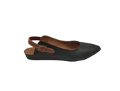 Merry Pace 49563Z Sivri Burun Arkası Açık Rahat Taban Bantlı Günlük Kadın Babet Ayakkabı - 5