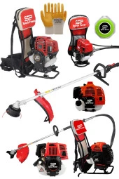 Spech Power 2.4 Hp Sırt Tipi Turbo Benzinli Ot Çalı Çim Biçme Tırpan Makinesi - 1