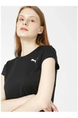 Puma Active Tee - Kadın Siyah Spor T-shirt - 586857 01 - 2