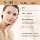 LEFAY Radyo Frekanslı Yüz Makinesi - Evde Yaşlanma Karşıtı Cilt Sıkılaştırma - 2