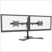 NPO STD320S Çift Kol 15"-24" Monitör ve TV Tutucu Stand - Siyah - 1