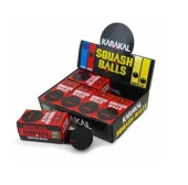 Karakal Kırmızı Noktalı 12'li Squash Topu KZ676 - 1