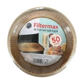 Filtermax Yağlı Airfryer Fırın Fritöz Tepsi Pişirme Kızartma Kağıdı - Yuvarlak - 20 Cm. - 250 Adet thumbnail 2