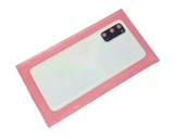 Samsung Galaxy S20 Arka Pil Batarya Kapağı (CAM FULL LENSLİ ORJİNAL) BEYAZ thumbnail 1