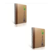 Gıpta Enviro Spiralli Kraft Sert Kapak Defter 100 Yaprak A4 Defter - 2