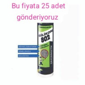 BOSTİK, 802, NÖTRAL SİLİKON , 25 ADET FİYATIDIR.280 ML, 5 renk seçenegi - 1