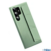Global Samsung Galaxy S24 Ultra Uyumlu Premium Case Parmak Askılı Telefon Kılıfı Yeşil WNE1088 - 3