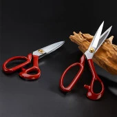 FDMSTAR Fs-1084 Kırmızı Saplı Paslanmaz Çelik Somunlu Makas 8 İnç (20cm) thumbnail 3