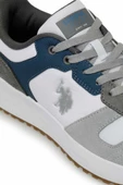 U.S. Polo Assn. PETER SU 4FX 101502094 Erkek Sneaker Aykkabı Beyaz Gri Mavi 40-45 - 7