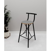 Eportatif Mutfak Sandalyesi Bar Taburesi Füme 1230 - 2