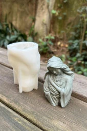 Anne Bebek Model-2 Tekli Mum Kalıbı thumbnail 4