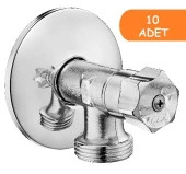 10 Adet ECA Çamaşır Musluğu Poşet Ambalajlı 102109450 E.C.A. - 1