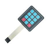 3x4 Membran Tuş Takımı Keypad(12 Buton) thumbnail 1