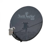 Next 90 Cm Delikli 0,6 mm.Gri Renk Ofset Çanak Anten - 1