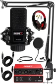 Midex Functional Paket-1 Stüdyo Ekipmanları Mikrofon 4 Çıkış Ses Kartı Full Set thumbnail 1