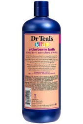 Dr.Teals Kids Elderberry 3in1 Banyo Köpüğü + Vücut Şampuanı + Şampuan 591ML - 2