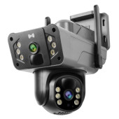 O-kam Pro-3915 4g 6mp Dual Lens Güneş Panelli Solar Kamera Çift Kameralı - 1