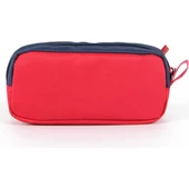 United Colors of Benetton Çift Bölmeli Kırmızı Kalem Çantası 03791 - 4