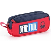 United Colors of Benetton Çift Bölmeli Kırmızı Kalem Çantası 03791 - 2