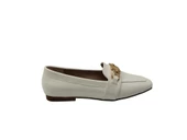 Ventes 5551221Z Kare Burun Hafif Rahat Taban Toka Detaylı Günlük Kadın Babet Ayakkabı - 9