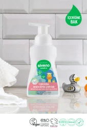 Siveno %100 Doğal Bebek Köpük Şampuanı Yenidoğan Saç Ve Vücut İçin Nemlendirici Bitkisel Vegan 250 Ml - 5