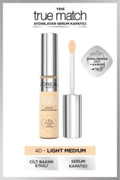 Loreal Paris True Match Aydınlatan Serum Kapatıcı 4D Light Medium - 1