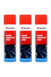 Würth 3x Motor Temizleyici Sprey 500 ml (SU GEREKMEZ) thumbnail 1