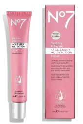 No7 Restore & Renew Multi Action Yüz ve Boyun Serumu 30ML thumbnail 1