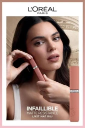 Loreal Paris Infaillible Matte Resistance Likit Mat Ruj - 601 Worth It - 7